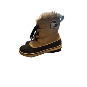 Sorel Tivoli Waterproof Tan Winter Boots Womens size 9